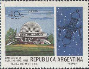Stamp, Planetary of BS AS, Argentina,  , Astronomy