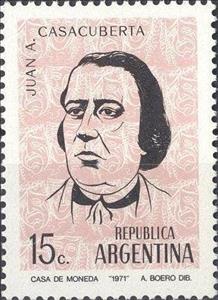 Stamp, Juan A. Casacuberta, Argentina,  