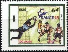 Stamp, Game scene, Iraq,  , Sport, Football (Soccer)