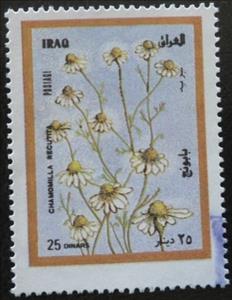 Stamp, Chamomile, Iraq,  