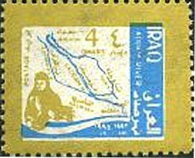 Farmer lady with ear, map