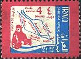 Farmer lady with ear, map