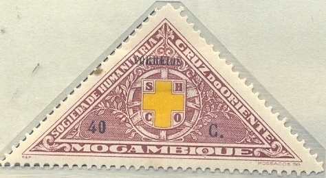 Stamp, Stamps for postage frank, with surcharge, Mozambique,  