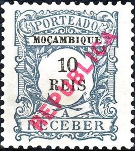 Stamp, Postage Due, Mozambique,  