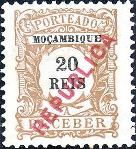 Stamp, Postage Due, Mozambique,  