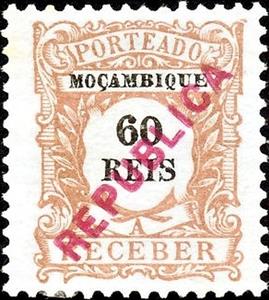 Stamp, Postage Due, Mozambique,  