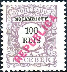 Stamp, Postage Due, Mozambique,  