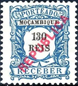 Stamp, Postage Due, Mozambique,  