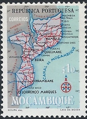 Map of Mocambique