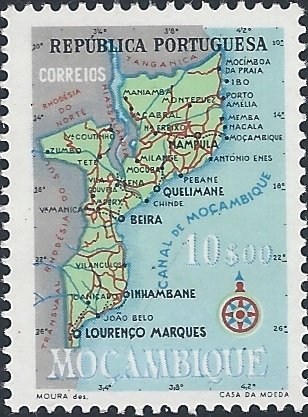 Map of Mocambique