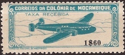 Airplane over mountainous region