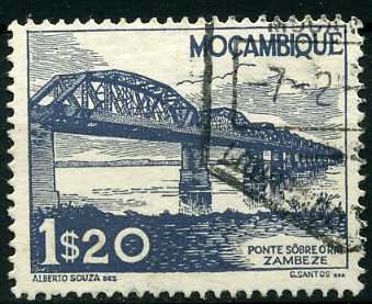 Bridge over Sambesi river