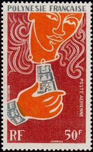 Stamp, Mother of Pearl Jewelry, French Polynesia,  