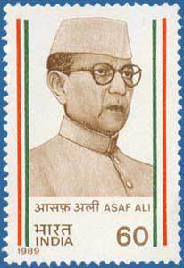 Stamp, Asaf Ali, India,  