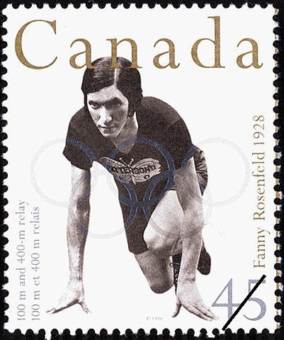 Fanny Rosenfeld, 100 m and 400 m Relay, 1928
