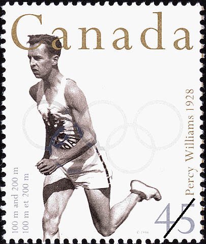 Percy Williams, 100 m and 200 m, 1928