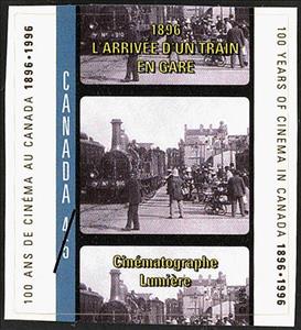 Stamp, L'arrivée d'un train en gare, Canada,  