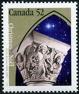 Stamp, The Annunciation, Canada,  , Christmas