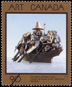 Stamp, The Spirit of Haida Gwaii, Canada,  