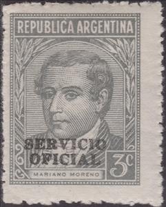 Stamp, Mariano Moreno (1778-1811), Argentina,  , Famous People, Authors, Politicians