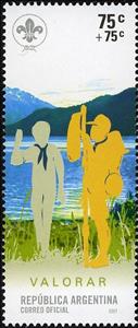 Stamp, Scout Movement - Worship, Argentina,  , Scouting