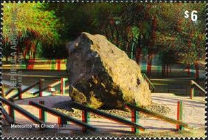Stamp, Campo del Cielo Meteorites, Argentina,  , Astronomy