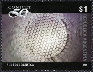 Stamp, Fluidynamics, Argentina,  , Science