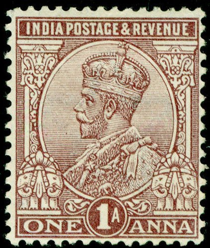 King George V with Indian emperor's crown