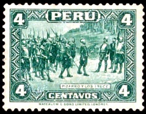 Pizarro's encounter with the Thirteen on the island of Gallo