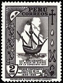 San Cristobal, First Peruvian Warship