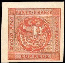 Stamp, Coat of Arms, Peru,  , Coats of Arms