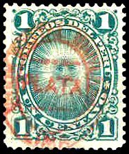 Stamp, Coat of Arms, Peru,  , Coats of Arms