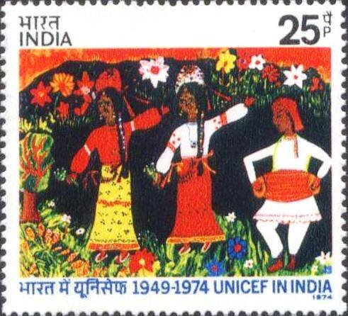 Dancers and Musician (Child’s Drawing)