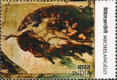 Creation of Adam by Michelangelo