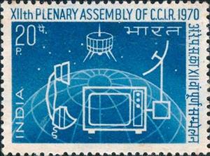 Stamp, 12th Plenary Assembly of C.C.I.R., India,  , Organizations