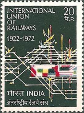 50th Anniv of Int Railways Union - Signal Box Panel