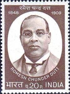 Stamp, Romesh Chunder Dutt (1848-1909) - Writer, India,  , Literary People (Poets and Writers)
