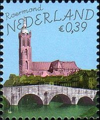 Church and bridge, Roermond