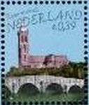 Stamp, Church and bridge, Roermond, Netherlands,  , Bridges, Churches - Cathedrals - Basilicas - Chapels