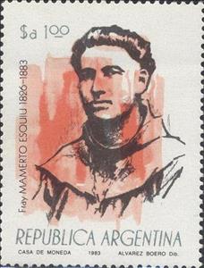 Stamp, Fray Mamerto Esquiú, Argentina,  