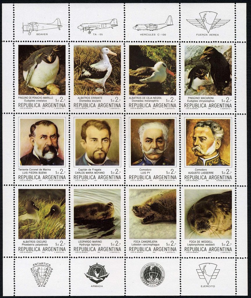 Mini Sheet with 12 Stamps