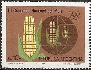 Stamp, Maíz, Argentina,  