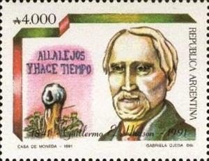 Stamp, Gillermo E. Hudson, Argentina,  