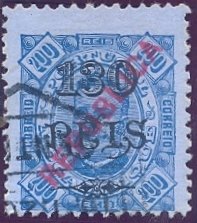 King D. Carlos I - Local Overprint
