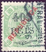 King D. Carlos I - Local Overprint