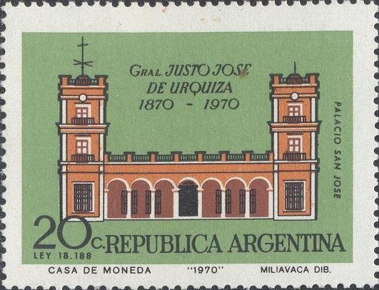 100 Years of death of Justo José de Urquiza