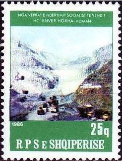 Construction of the dam