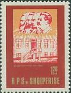 Marx, Engels, Lenin and Stalin; Building