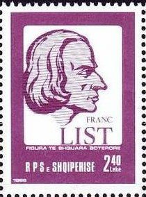 Stamp, Franz Liszt, Albania,  