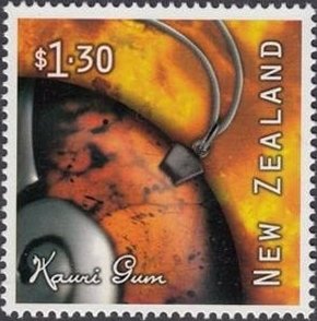 Stamp, Kauri, New Zealand,  